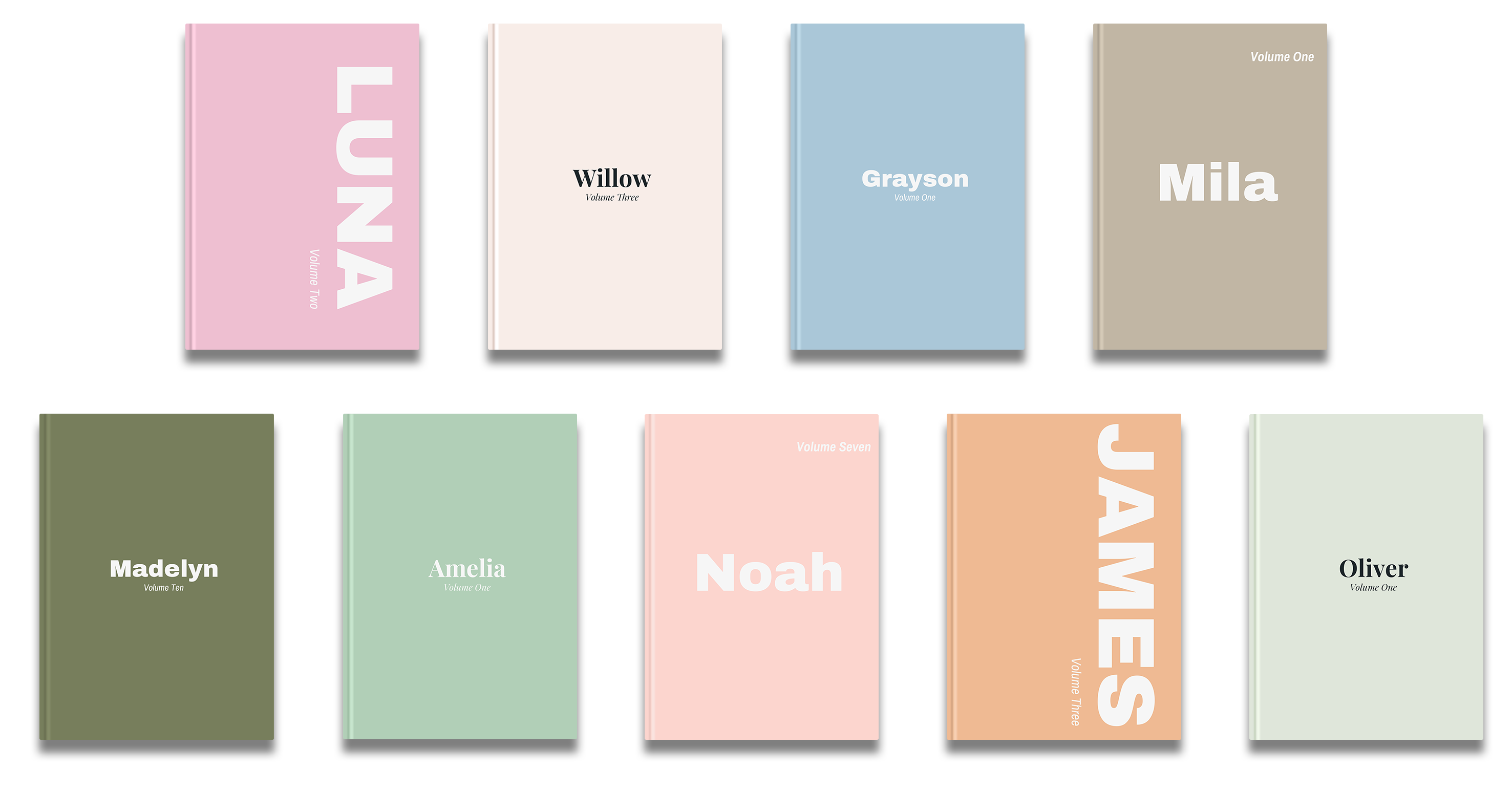 Little Life Stories book covers in various covers